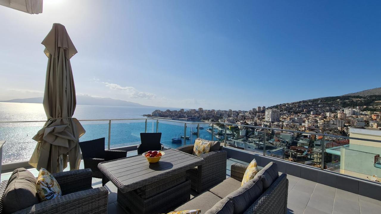 Rocknest Sea View Penthouse Apartment Sarande Exterior photo
