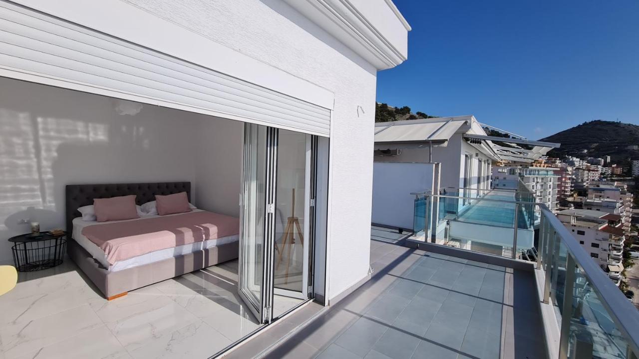 Rocknest Sea View Penthouse Apartment Sarande Exterior photo
